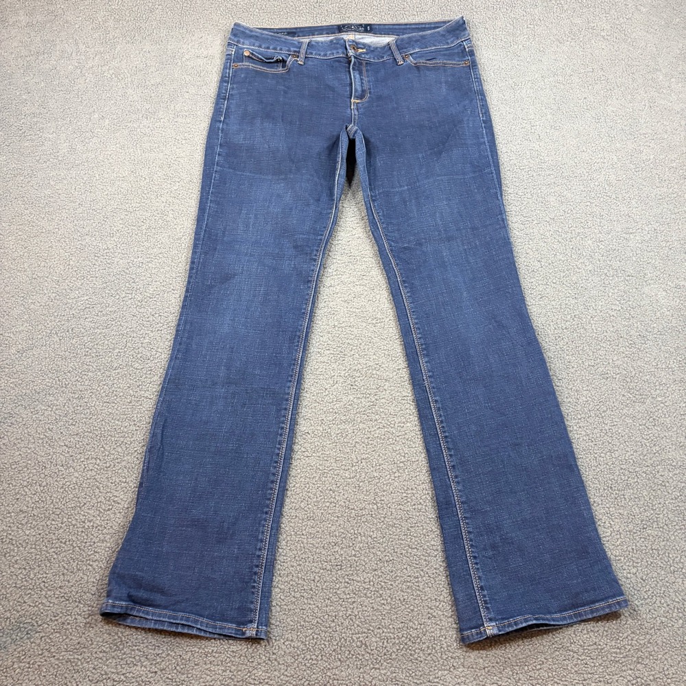 Lucky Brand Jeans Womens 10/30 Blue Lolita Boot Mid Rise Dark Wash 7WP1410 Denim